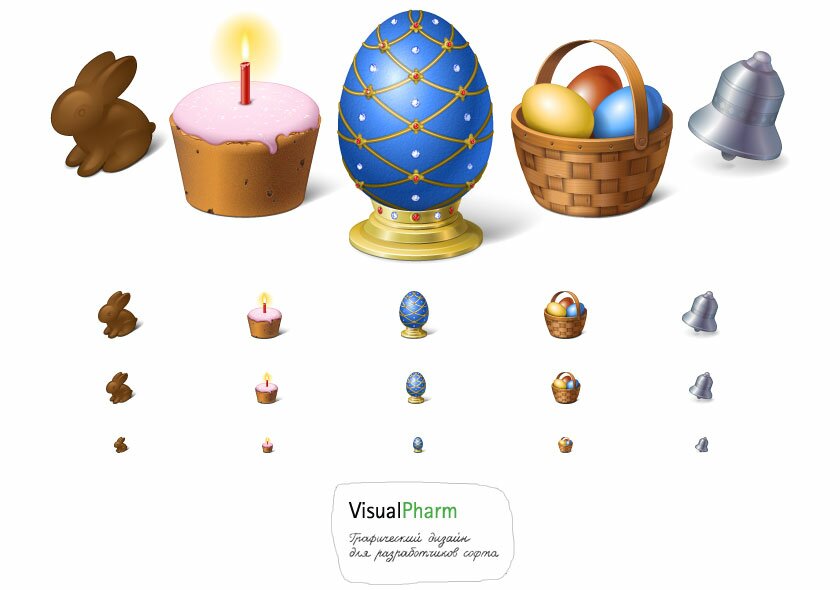 Бесплатные пасхальные иконки для Windows, Mac OSX, Linux. Сотни других иконок!