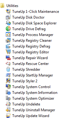 TuneUp icons